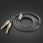 Кабель мультимедійний 3.5mm M to 2x6.35mm M 1.0m gray Ugreen (UGR-10613) - зменшене зображення 9