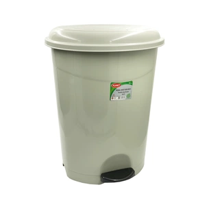 Контейнер для сміття Planet Household №5 з педаллю сірий 50 л (10595) изображение 1