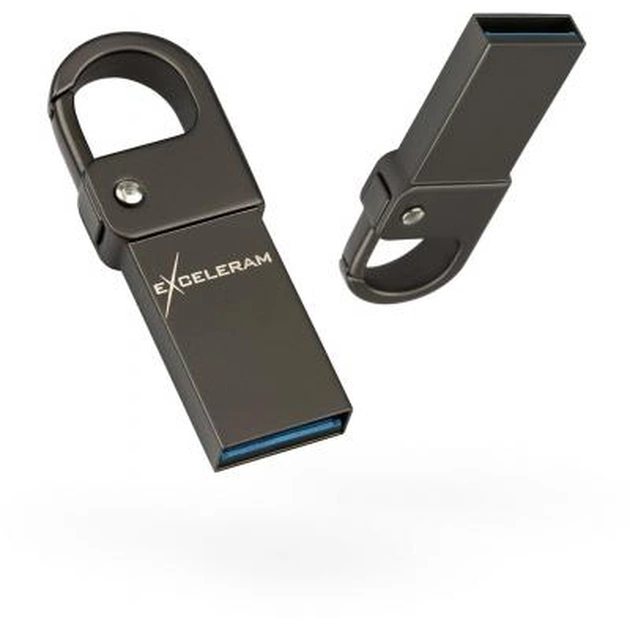 USB флеш накопичувач eXceleram 16GB U6M Series Dark USB 3.1 Gen 1 (EXU3U6MD16) - изображение 1