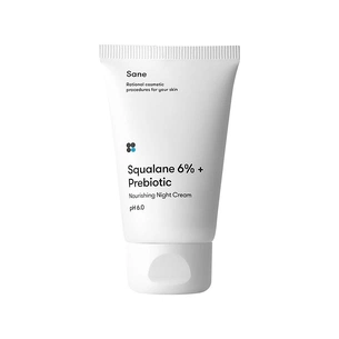 Крем для обличчя Sane Squalane 6% + Prebiotic Nourishing Night Cream pH 6.0 Нічний з пребіотиком і скваланом 40 мл (4820266830373) зображення 1