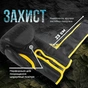 Боксерські рукавички PowerPlay 3021 Ukraine Чорно жовті 12 унцій (PP_3021_12oz_Black/Yellow) - зменшене зображення 10