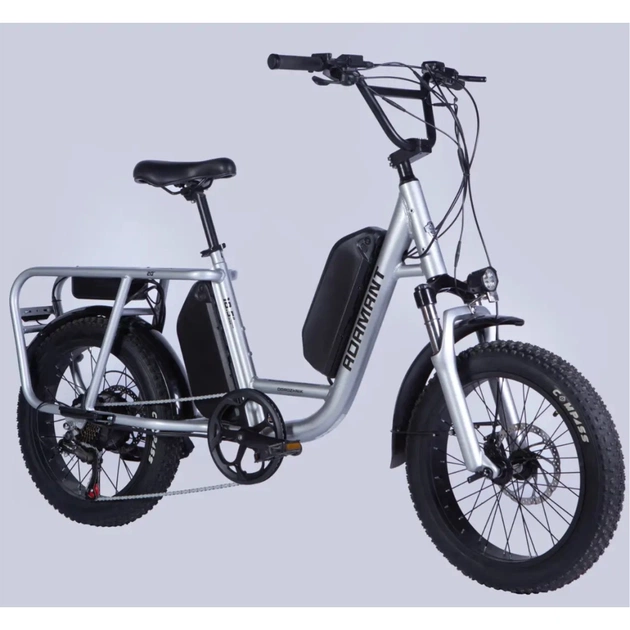 Електровелосипед Dorozhnik 20" ADAMANT HDD рама-18,5" 48B 17.5+12.5А*г 1000Вт 2026 срiблястий (ELB-D-20-080) - picture 2