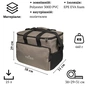 Термосумка Tribe Cooler 25 L brown (T-IF-0011-brown) - зменшене зображення 12