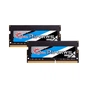 Модуль пам'яті для ноутбука SoDIMM DDR4 16GB (2x8GB) 3200 MHz Ripjaws G.Skill (F4-3200C22D-16GRS) - зменшене зображення 1
