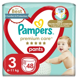 Підгузки Pampers Premium Care Pants Midi Розмір 3 (6-11 кг) 48 шт (8001090759795) зображення 1