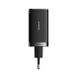 Зарядний пристрій Baseus 2xUSB-C 65W + 1xUSB GaN + cable USB-C to USB-C 100W 1.0m black (CCGP120201) - уменьшенное изображение 2