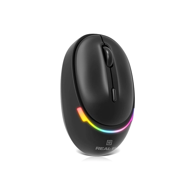 Мышка REAL-EL RM-440W Wireless/Bluetooth Black (EL123200045) - изображение 5