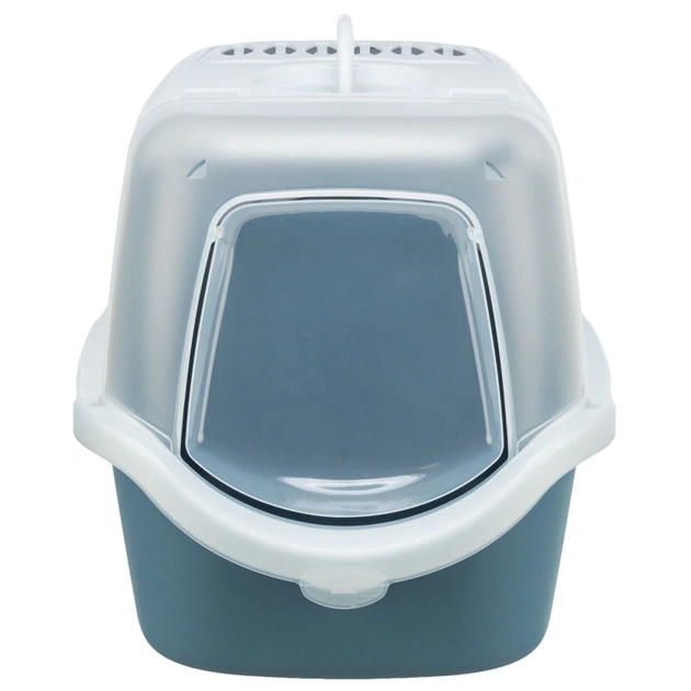 Туалет для котів Trixie Vico з напівпрозорим верхом 40х40х56 см блакитно-білий (4011905403410) - picture 6