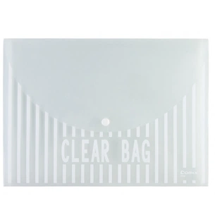 Папка - конверт Comix А4, прозора (FOLD-COM-C335-C) зображення 1