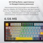 Клавіатура Ajazz AK820 V2 Coconut Flake Switch Wireless/Bluetooth/USB UA Purple/White/Blue (AK820-V2-CF-PWB) - зменшене зображення 9