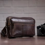 Сумка Vintage На пояс Коричнева (14727) - зменшене зображення 3