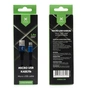 Дата кабель USB 2.0 AM to Micro 5P 1m flat nylon blue Vinga (VCPDCMFNB1B) - зменшене зображення 4