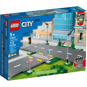 Конструктор LEGO City Town Дорожні плити 112 деталей (60304) зображення 1