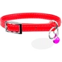 Нашийник для тварин WAUDOG GLAMOUR з резинкою і стразами для кішок (червоний) (32543) - зменшене зображення 1
