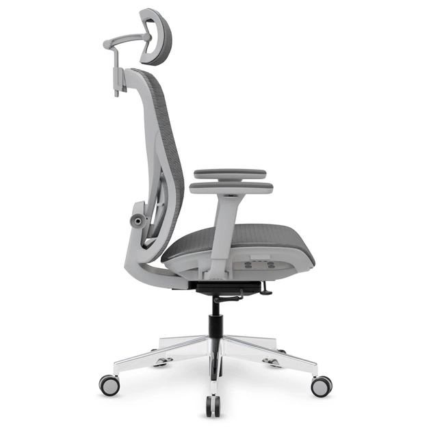 Офісне крісло Mealux Q1 Air Grey (HF-Q1 M/G) - зображення 7