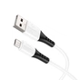 Дата кабель USB 2.0 AM to Micro 5P 1.0m 2.4A silicone X82 white HOCO (6931474768568) - зменшене зображення 1