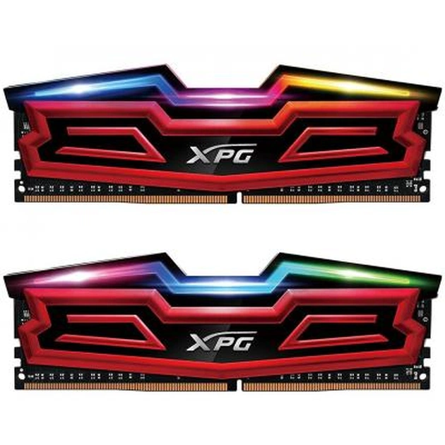 Модуль пам'яті для комп'ютера DDR4 32GB (2x16GB) 3200 MHz XPG Spectrix D40 Red ADATA (AX4U3200316G16-DR40) - зображення 1