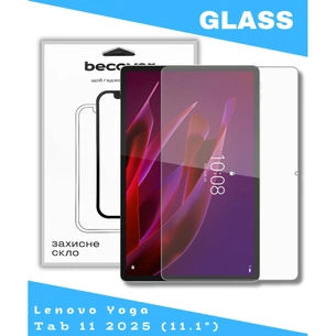 Стекло защитное BeCover Lenovo Yoga Tab 11 2025 (11.1") TB-710FU (714895) изображение 1