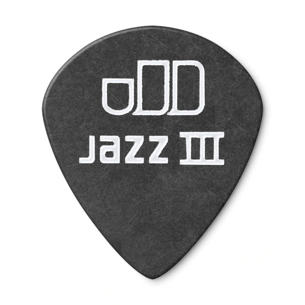 Медіатор Jim Dunlop Tortex Pitch Black Jazz III Pick .73mm 12 шт. (482P.73) - picture 2