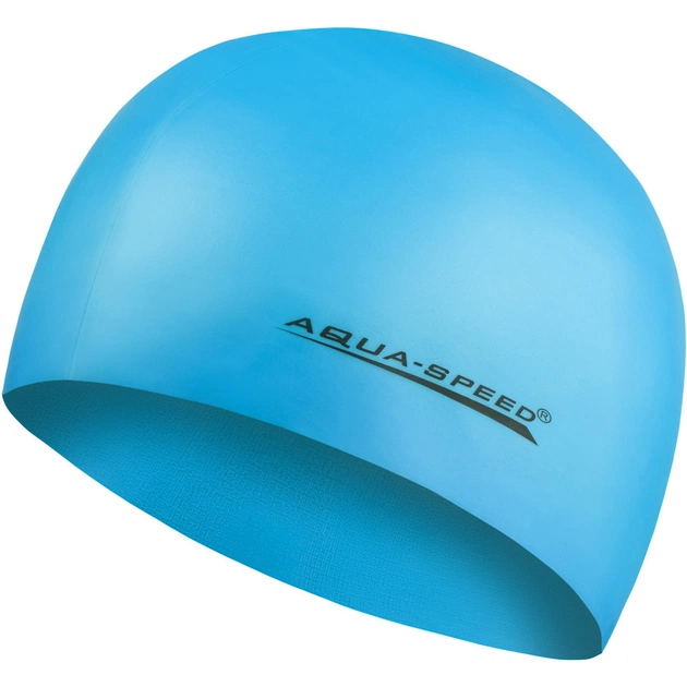Шапка для плавания Aqua Speed Mega 100-30 світло-блакитний Уні OSF (5908217635570) - изображение 1