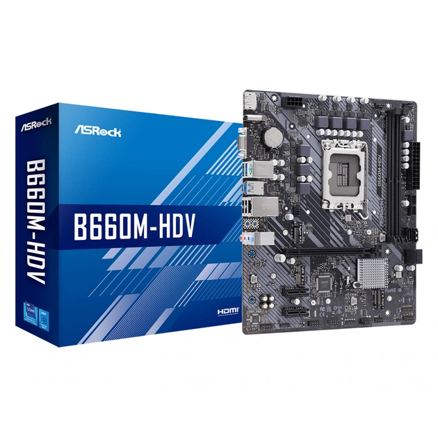 Материнська плата ASRock B660M-HDV - зображення 1