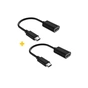 Перехідник OTG USB 2.0 AF to Micro 5P 0.11m 2PCS black XoKo (XK-AC130-BK2) - зменшене зображення 1