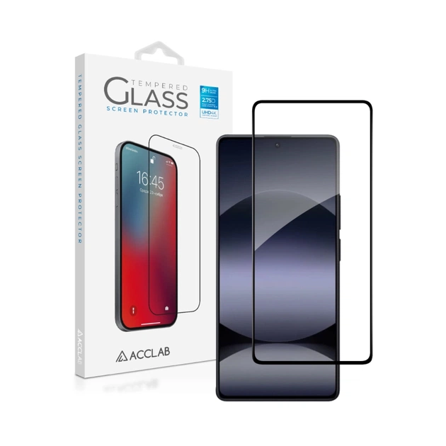 Скло захисне ACCLAB Full Glue Xiaomi Redmi Note 14S 4G Black (1283126620805) - зображення 1