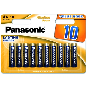 Батарейка Panasonic LR06 Alkaline Power * 10 (LR6REB/10BW) зображення 1
