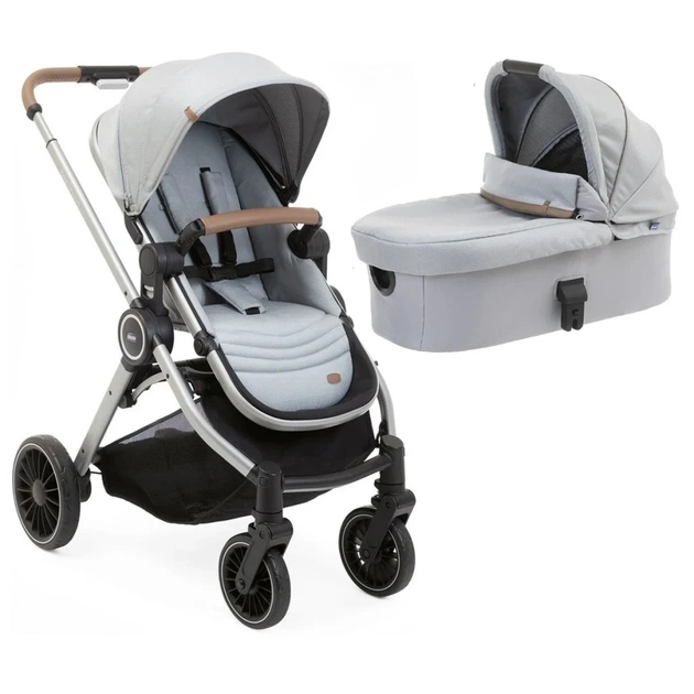 Коляска Chicco 2 в 1 Best Friend Pro Light Сіра (79866.30.04) - изображение 1