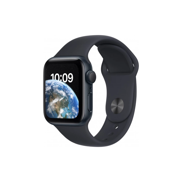 Смарт-годинник Apple Watch SE 2022 GPS 44mm Midnight Aluminium Case with Midnight Sport Band - Regular (MNK03UL/A) - зображення 1