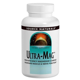 Вітамінно-мінеральний комплекс Source Naturals Ультра Магній і Вітамін В6, 120 таблеток (SNS-00803) зображення 1