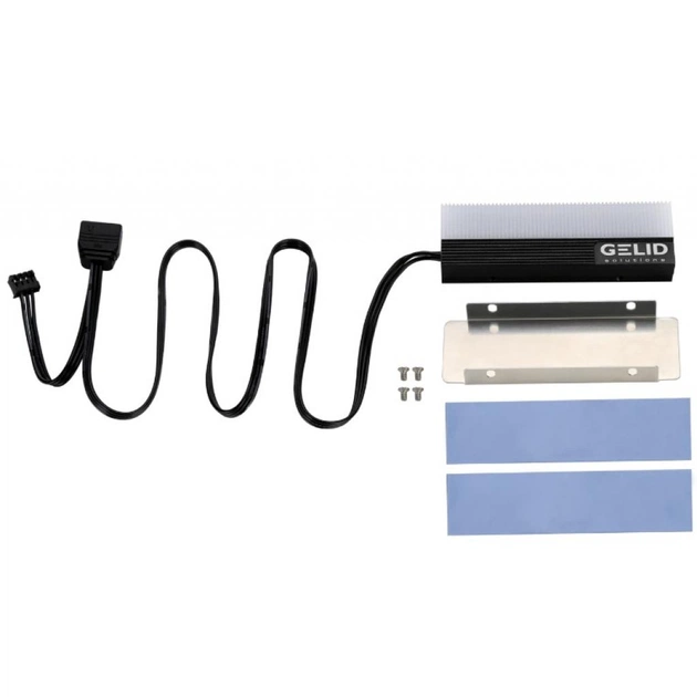 Радіатор охолодження Gelid Solutions GLINT ARGB M.2 2280 SSD (M2-RGB-01) - picture 5