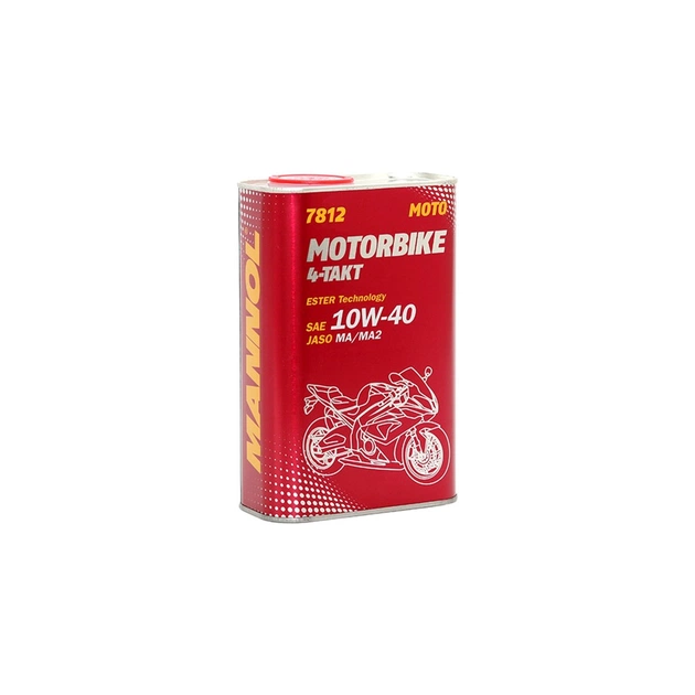 Моторна олива Mannol MOTORBIKE 4-TAKT 1л Metal 10W-40 (MN7812-1ME) - изображение 1