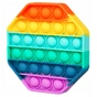 Антистрес Sibelly антистрес Pop It Rainbow Octagon (SB-PPIT-RNB-OCT) - зменшене зображення 3