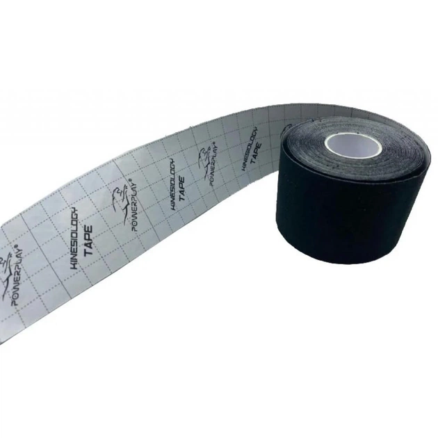 Кінезіо тейп PowerPlay 4315 Black 5cм х 5м (PP_4315_Black) - picture 2