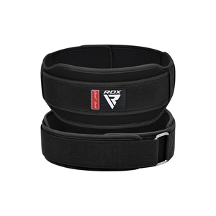 Атлетичний пояс RDX RX5 Double Belt неопреновий Black S (WBD-RX5B-S) зображення 1