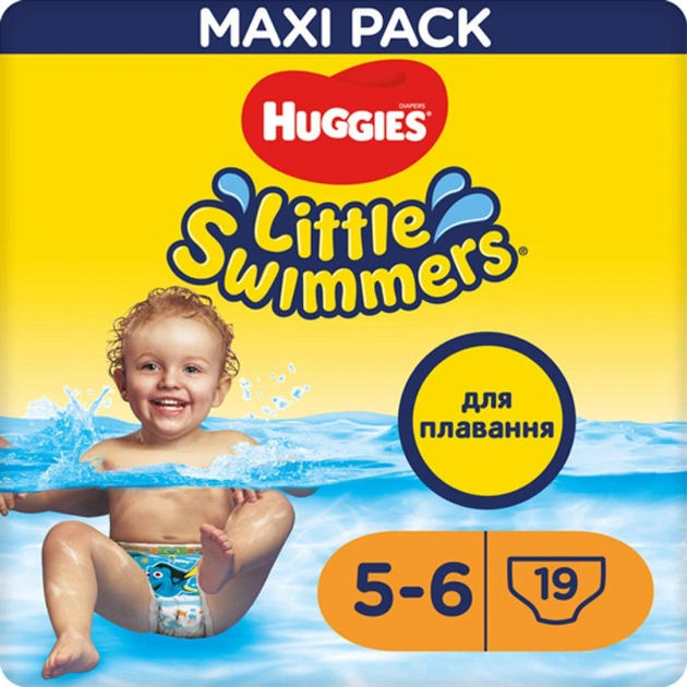 Підгузки Huggies Little Swimmers 5-6 19 шт (5029053538433) - зображення 1