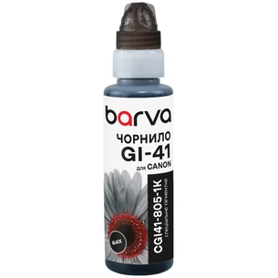 Чорнило Barva Canon GI-41 PGBK 100 мл, OneKey (1K), Pigmented, Black (CGI41-805-1K) зображення 1