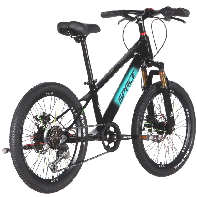Велосипед Space 20" KID ALIOTH DD FR рама-11" MG 2025 чорний (OPS-SK-20-019) - зображення 3