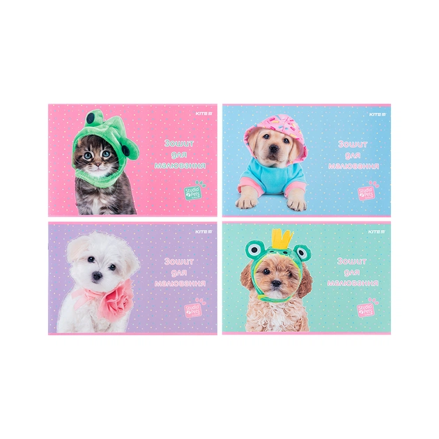 Альбом для малювання Kite Studio Pets 24 аркушів (SP24-242) - изображение 1