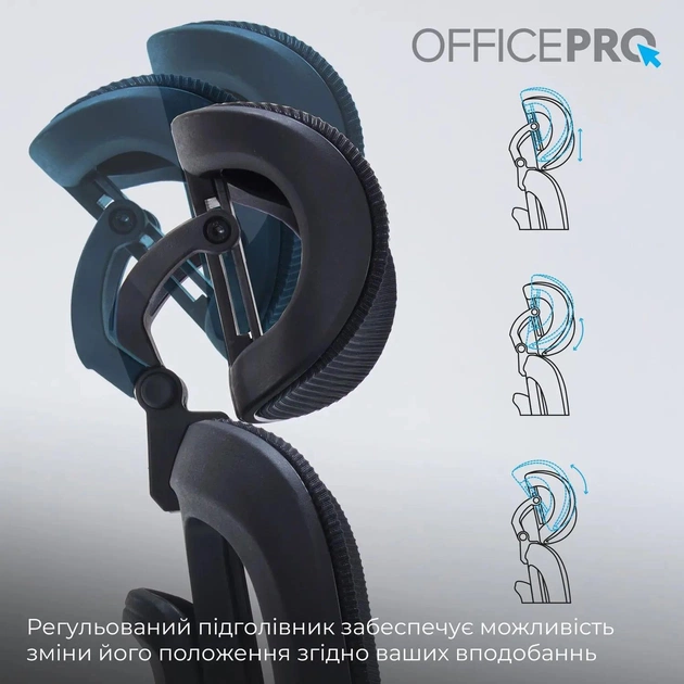 Крісло офісне Officepro OC680B Black - picture 10