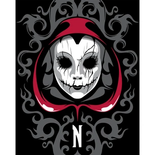 Картина по номерам Santi Wednesday Ominous Mask 40х50 см LED підсвітка (955078) зображення 1