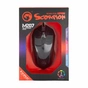 Мишка Marvo M207 LED USB Black (M207) - зменшене зображення 4