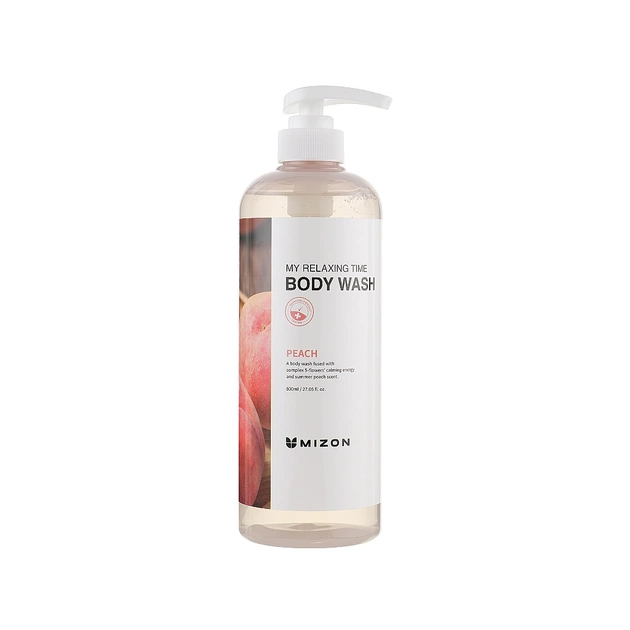 Гель для душу Mizon My Relaxing Time Peach 800 мл (8809132968958) - изображение 1