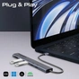 Концентратор Promate USB Hub 5 ports linkhub-5x (linkhub-5x) - зменшене зображення 7