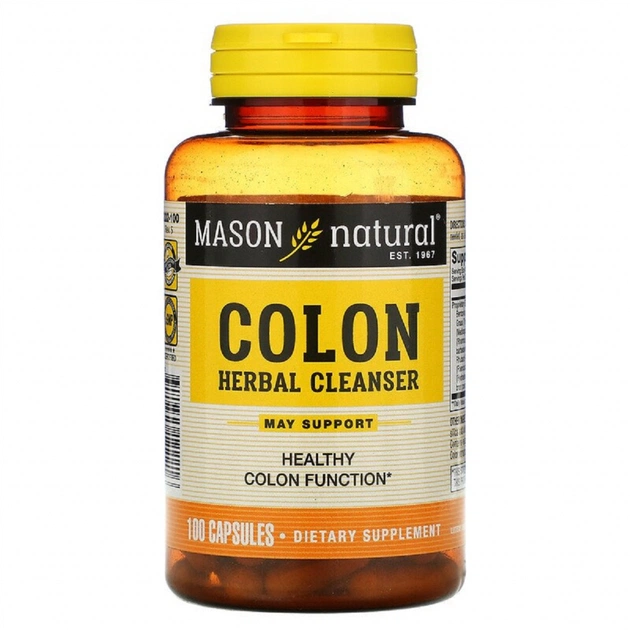 Трави Mason Natural Трав'яна очищуюча суміш для кишечника, Colon Herbal Cleanser (MAV-12221) - зображення 1