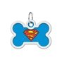 Адресник для тварин WAUDOG Smart ID з QR паспортом "Супермен-герой" кістка 40х28 мм (0640-1009) - уменьшенное изображение 2