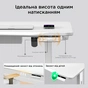 Комп'ютерний стіл Anda Seat Xtreme White (AD-D-DD1-1400-07-W) - зменшене зображення 11