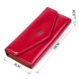 Гаманець Kivi З гладкої екошкіри Малиновий (19071) - зменшене зображення 4