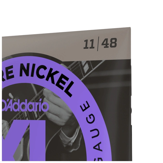 Струни для гітари D'Addario XL Pure Nickel Blues / Jazz Rock (11-48) (EPN115) - picture 4